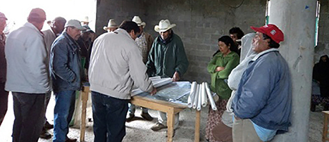 Medición y asesoramiento a pequeñas comunidades rurales en el Estado de Puebla